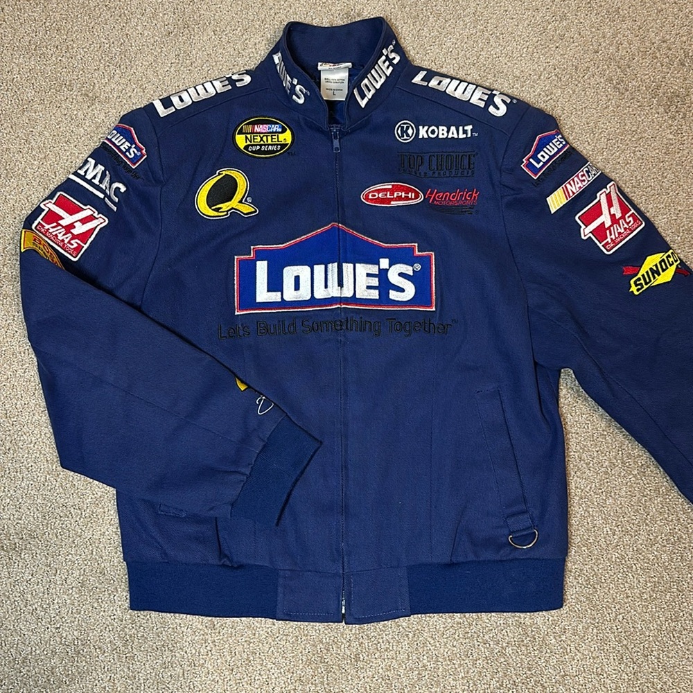 Chase Authentics Women’s NASCAR Jimmie Johnson Haas Racing Nextel Cup Jacket - L
